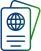 resident visa icon