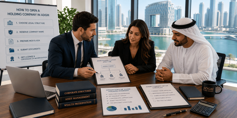 How to Open a Holding Company in ADGM